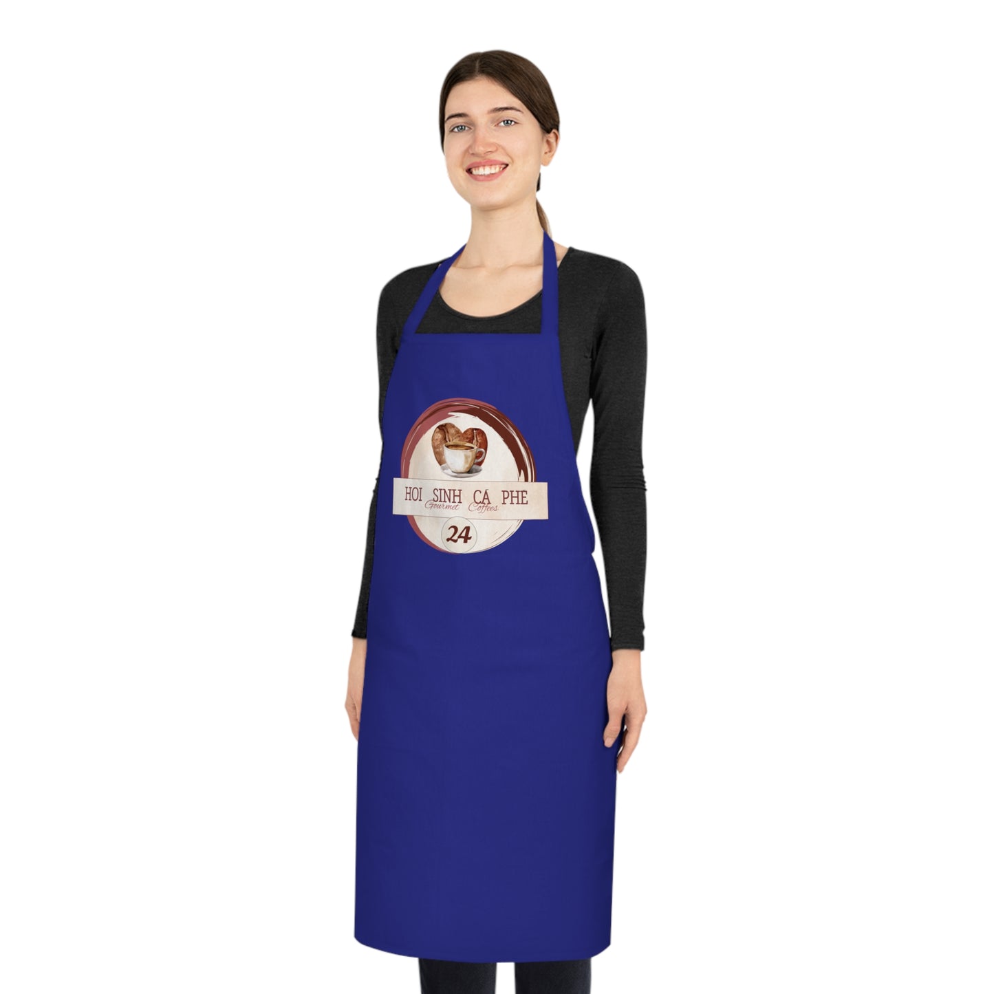 Personalized Coffee Lover Cotton Apron - Perfect Gift for Holidays & Cooking Enthusiasts