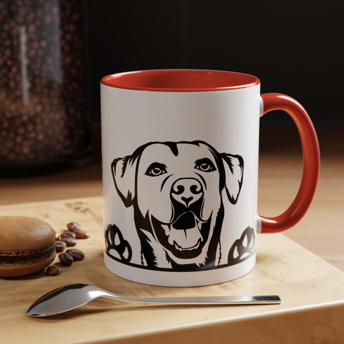 "I Just Want to Drink Coffee and Pet My Dogs" Ceramic Mug ~ Labrador