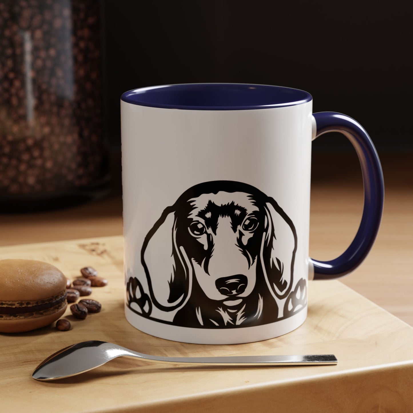 "I Just Want to Drink Coffee and Pet My Dogs" Ceramic Mug ~ Dachsund