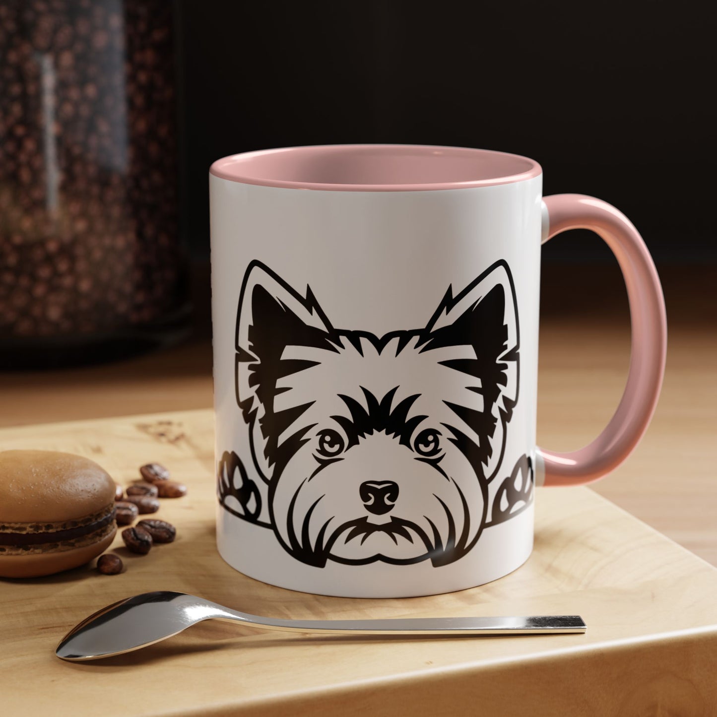 "I Just Want to Drink Coffee and Pet My Dogs" Ceramic Mug ~ Yorkshire Terrier