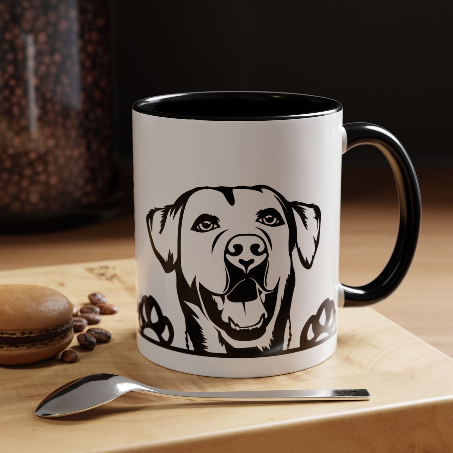 "I Just Want to Drink Coffee and Pet My Dogs" Ceramic Mug ~ Labrador