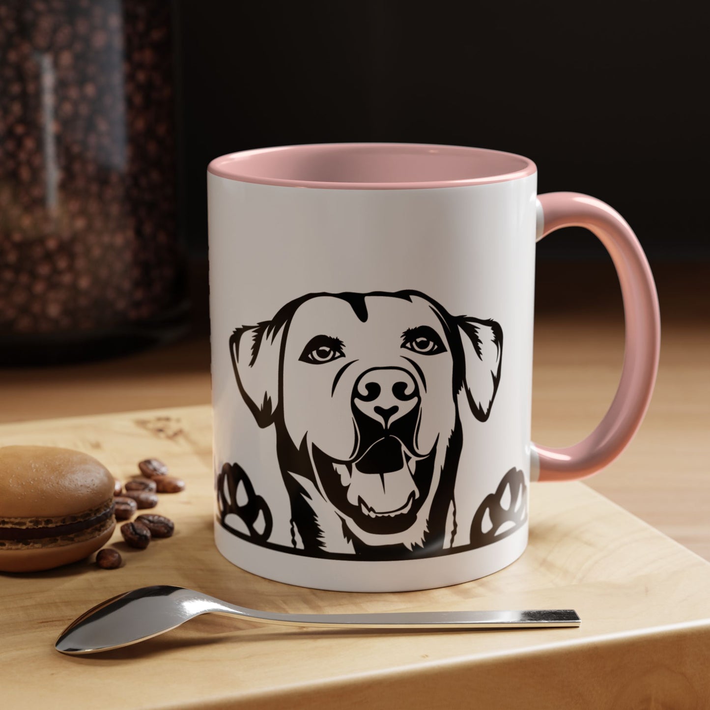 "I Just Want to Drink Coffee and Pet My Dogs" Ceramic Mug ~ Labrador