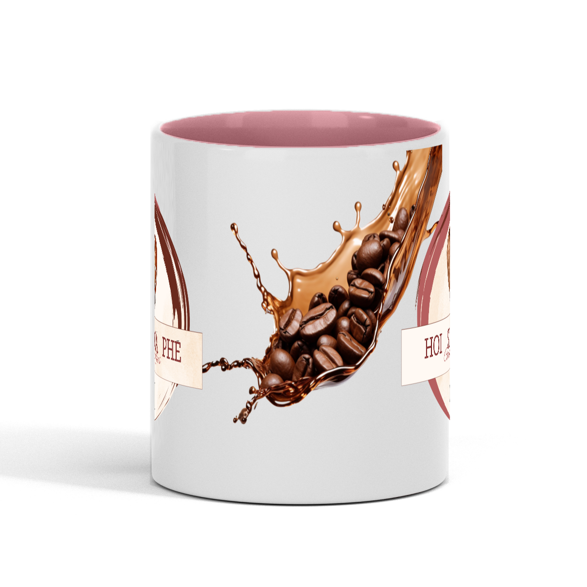 Standard size glossy ceramic mug